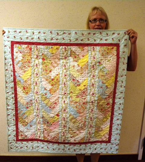 Jan Westerman - Pastel Braids Baby Quilt